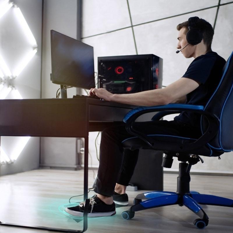 Usb Foot Pedal Gaming - Pedal USB Y1UB con macros personalizables