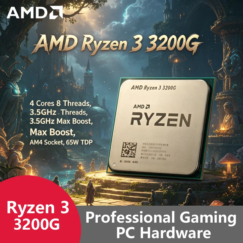 Pc Gaming Cost - Procesador AMD Ryzen 3 3200G AM4