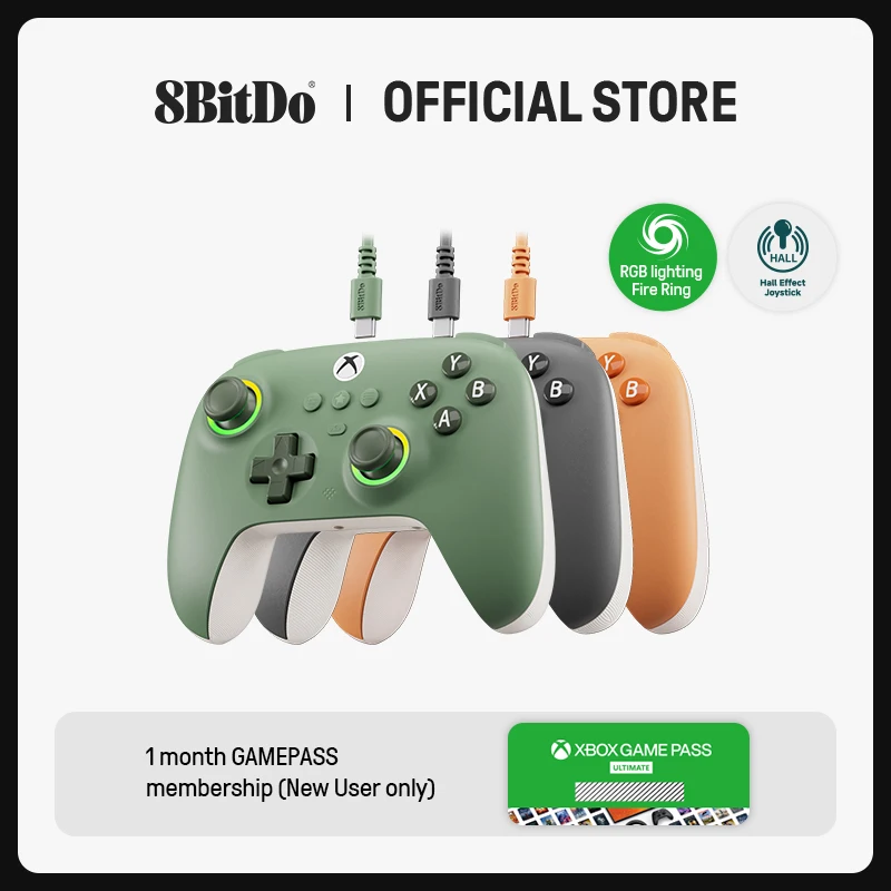 Pc Gaming Xbox Controller - Controlador de juegos con cable 8BitDo