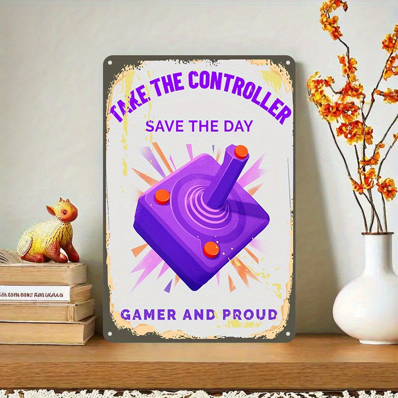 Gaming Controller - Divertida placa de metal para controlador