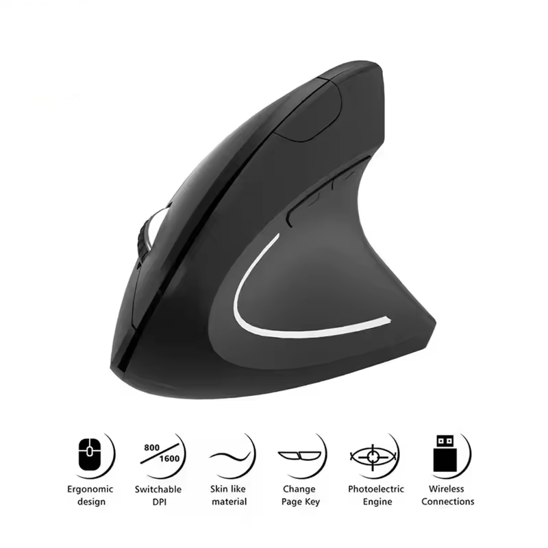 Pc Gaming Aaa - Ratón inalámbrico USB ergonómico y portátil,