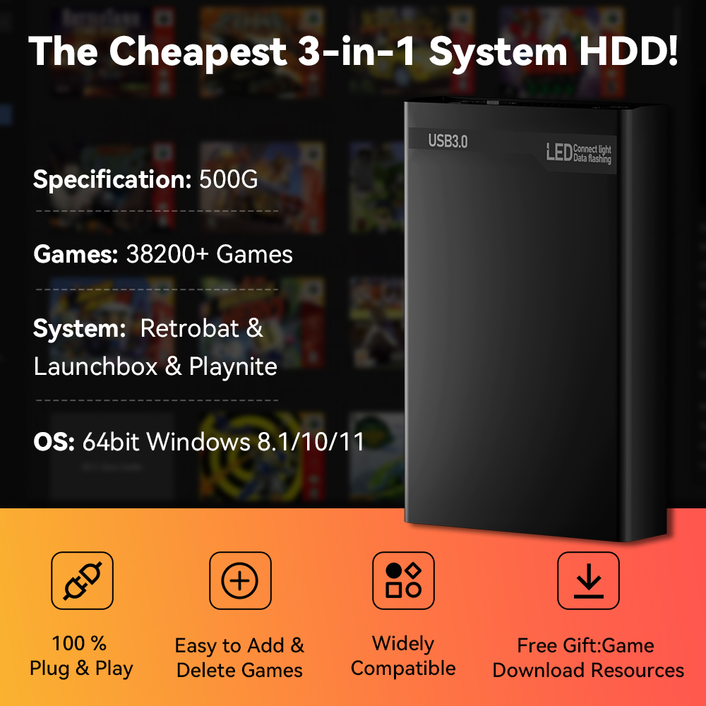 JMachen Mix 500GB HDD para jue - Pc Gaming Aaa reseña y precio
