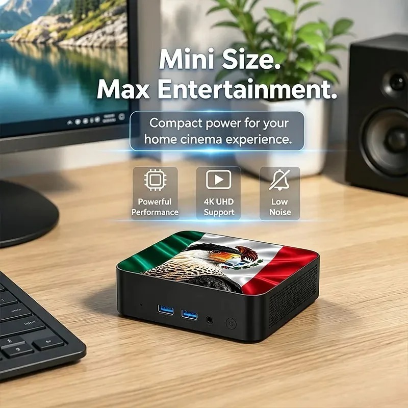 Mini PC con Bandera de México  - Pc Gaming Ddr3 reseña y precio