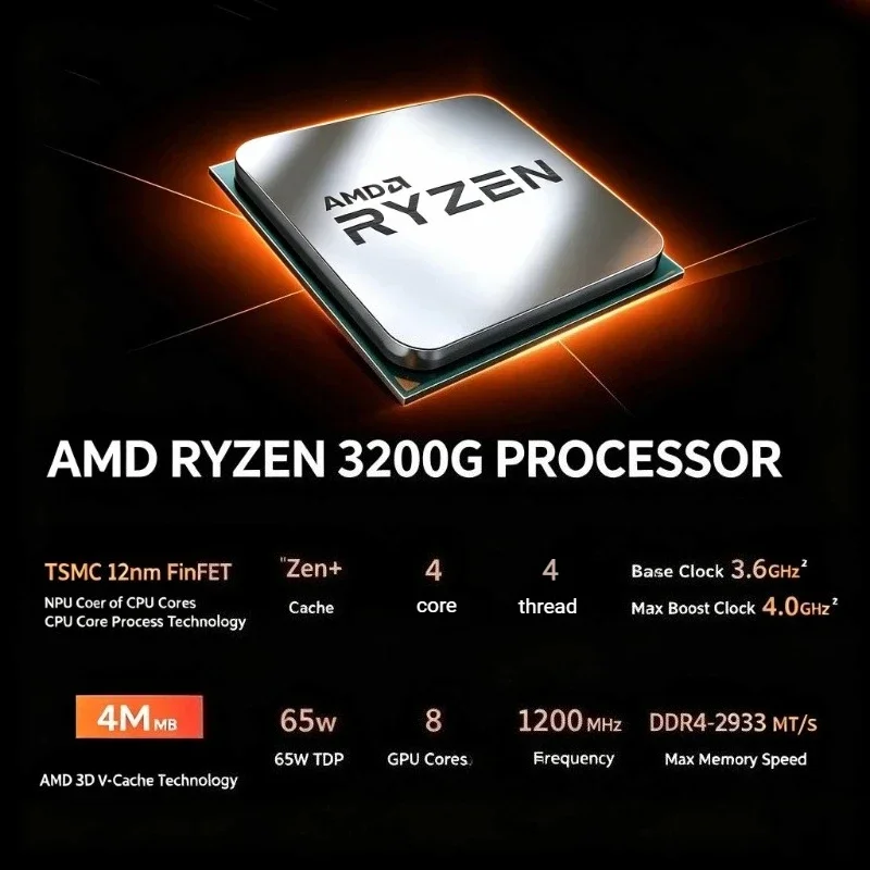 Procesador AMD Ryzen 3 3200G A - Pc Gaming Cost reseña y precio