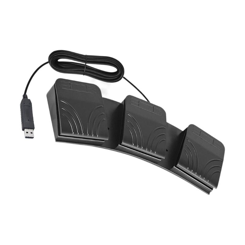 Interruptores pie triples del  - Usb Foot Pedal Gaming reseña y precio